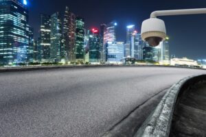 CCTV Cameras and Police Robots