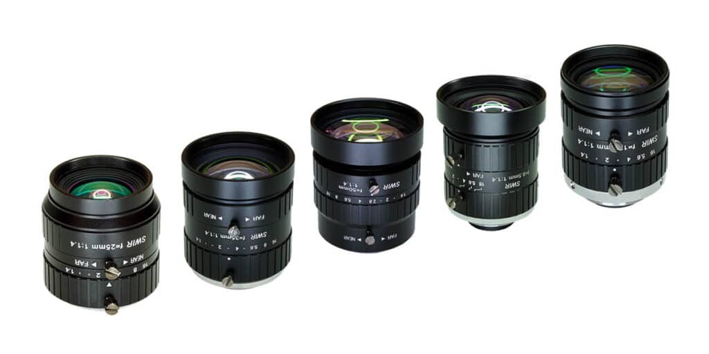SWIR fixed focal length lenses
