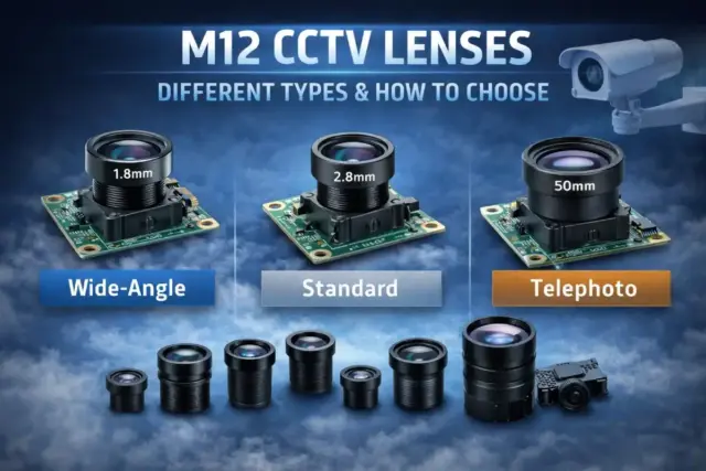 Different Types of M12 Lenses – Choose the Right One to Get the Best Coverage