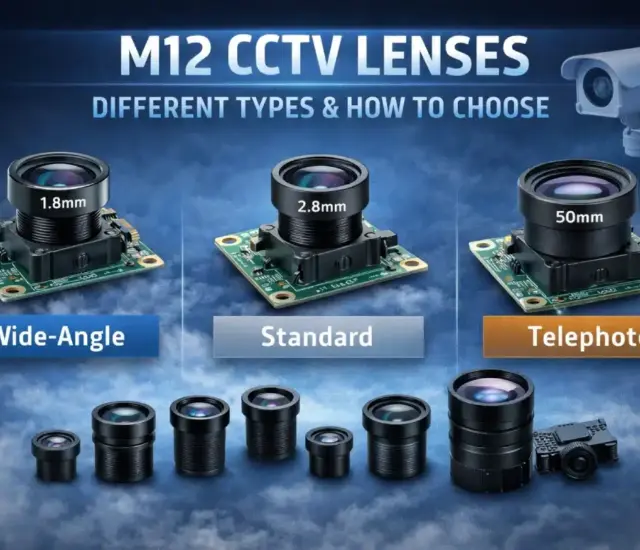 Different Types of M12 Lenses – Choose the Right One to Get the Best Coverage