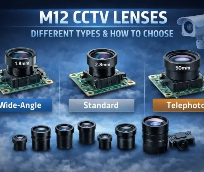 Different Types of M12 Lenses – Choose the Right One to Get the Best Coverage