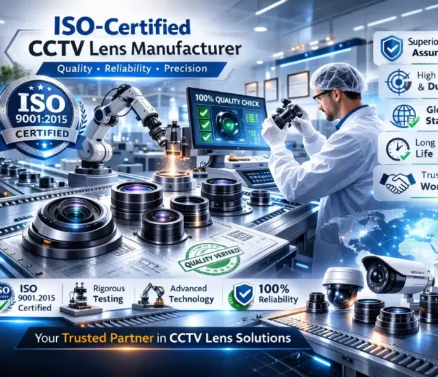 Why Should You Partner with an ISO-certified CCTV Lens Manufacturer?