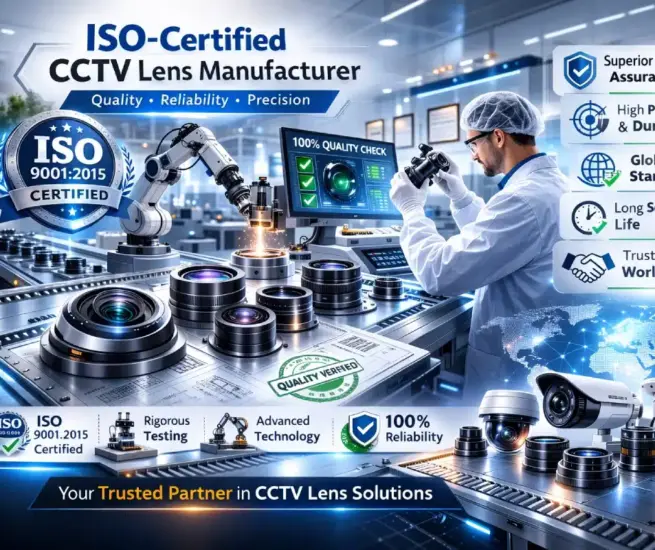 Why Should You Partner with an ISO-certified CCTV Lens Manufacturer?