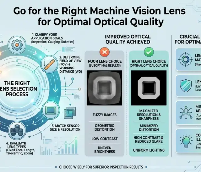 Go for the Right Machine Vision Lens for Optimal Optical Quality