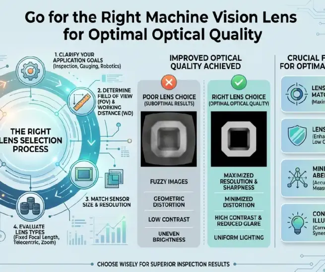 Go for the Right Machine Vision Lens for Optimal Optical Quality