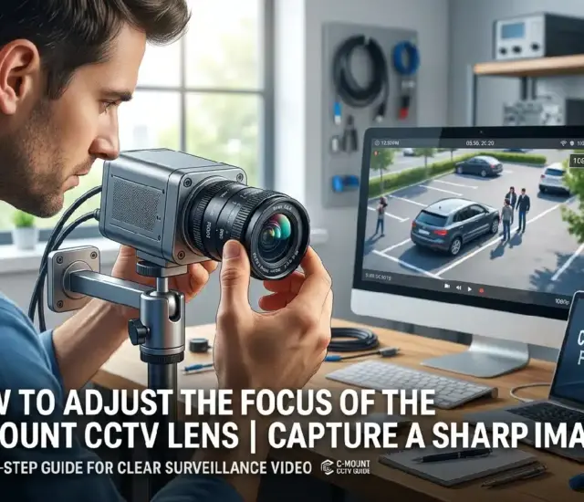 How to Adjust the Focus of the C-mount CCTV Lens | Capture a Sharp Image