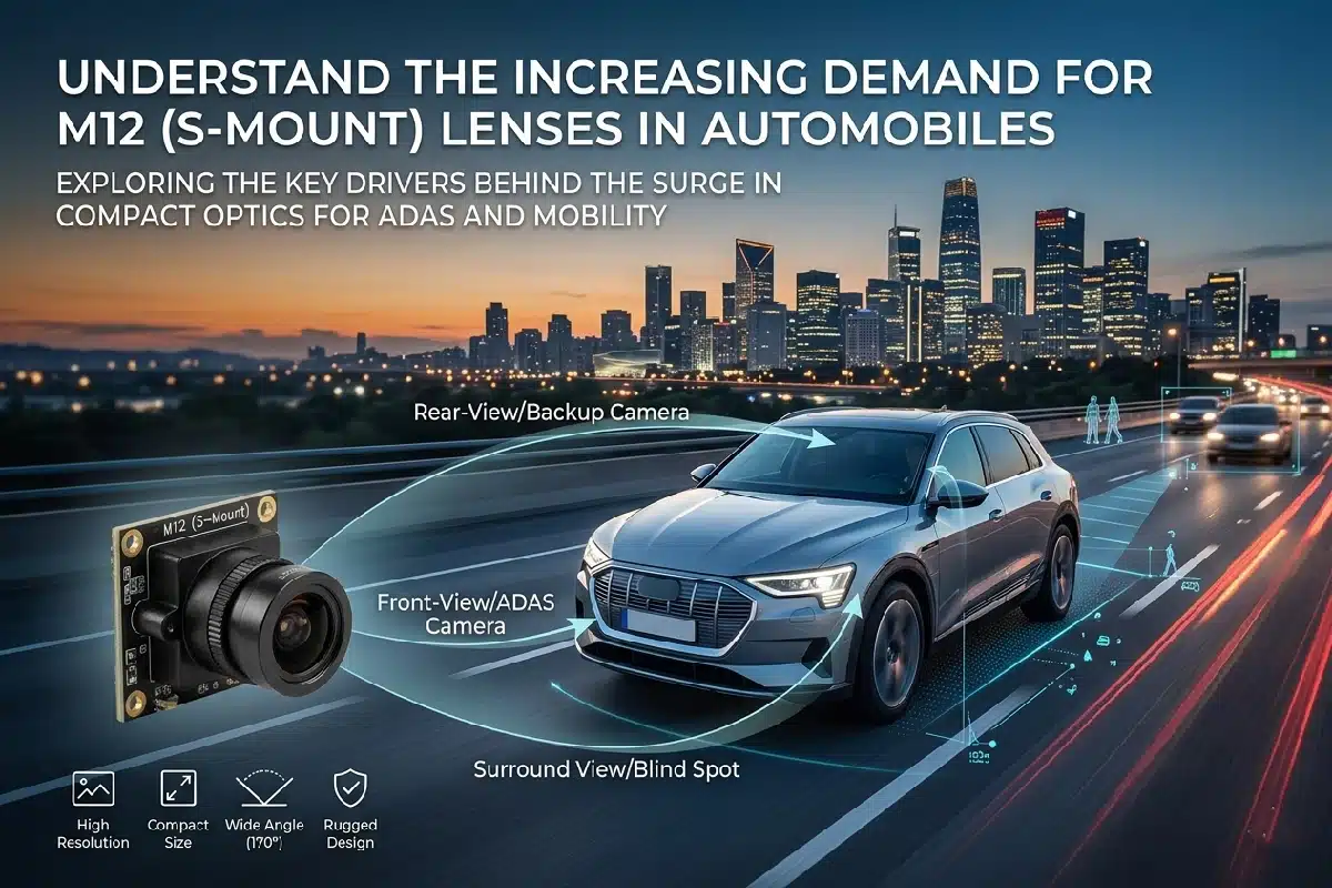 Understand the Increasing Demand for M12(S-Mount) Lenses in Automobiles