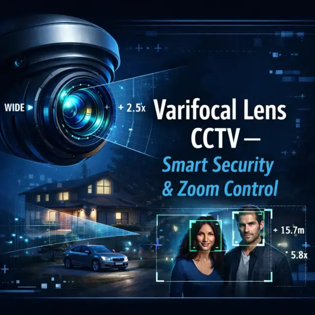 Smart security with varifocal CCTV