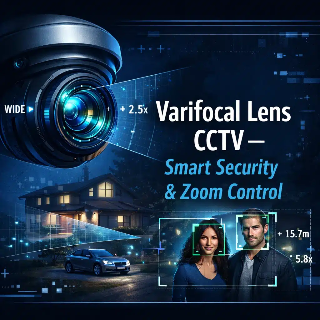 Smart security with varifocal CCTV