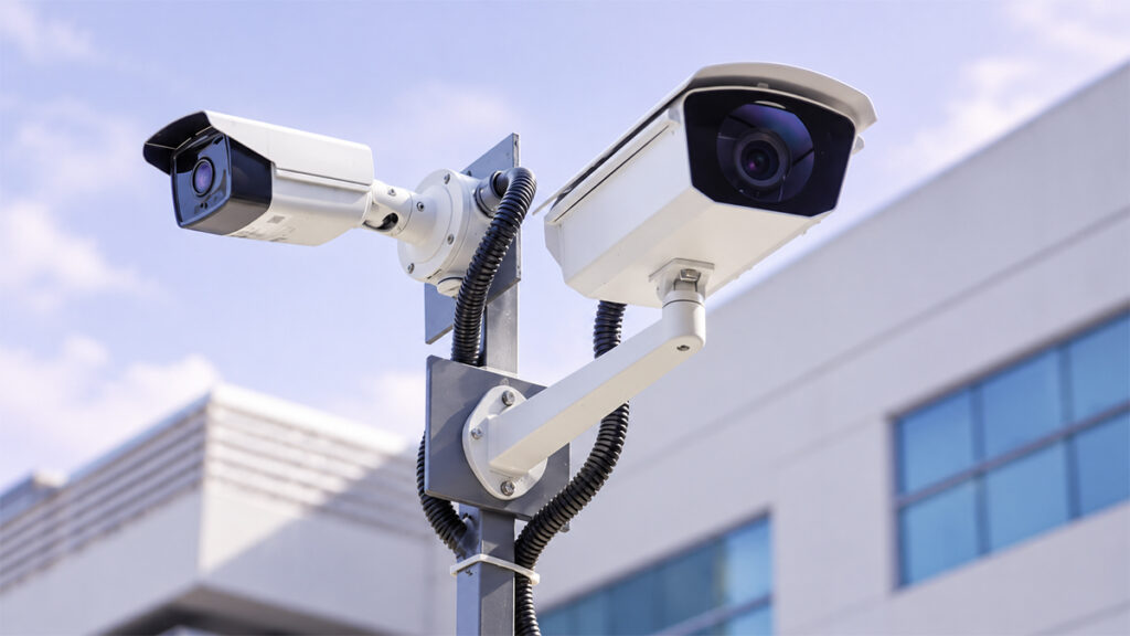 Outdoor CCTV cameras for security and surveillance applications