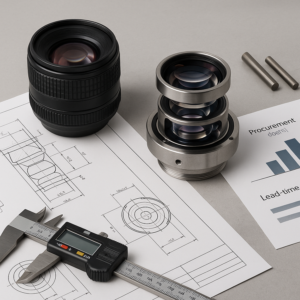 COTS vs Custom Optical Lenses procurement comparison
