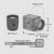 Stock vs Custom SWIR Lenses beside a SWIR sensor and image-circle diagram